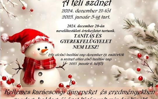 Téli szünet